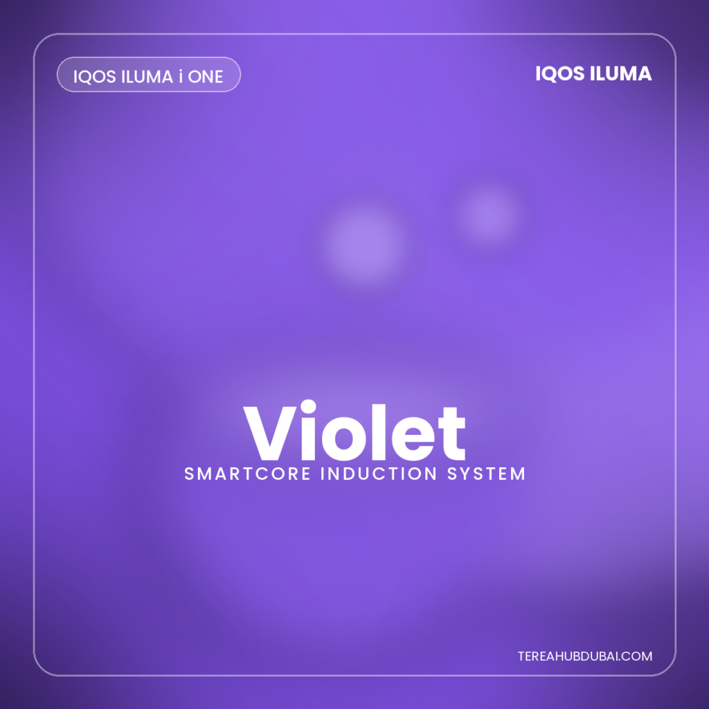 IQOS ILUMA i ONE Violet device - Terea Hub Dubai