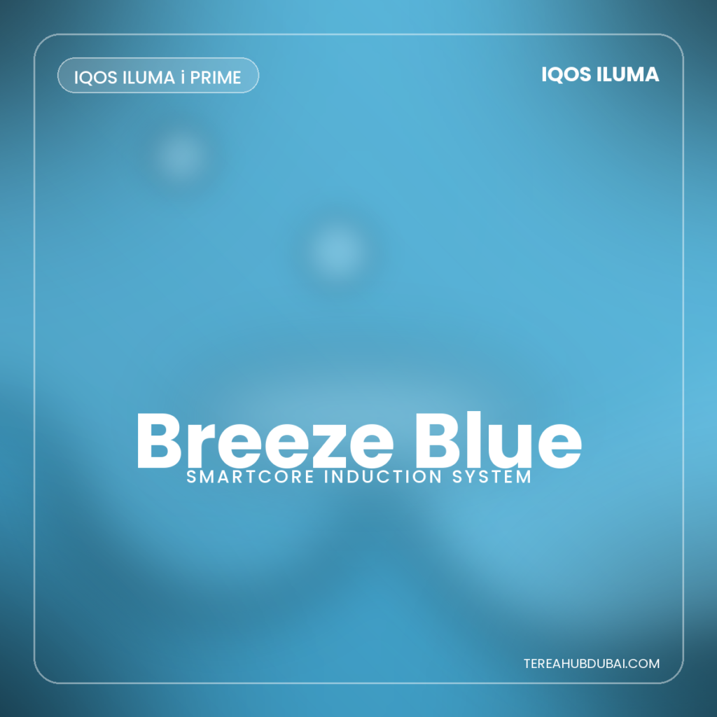IQOS ILUMA i PRIME Breeze Blue device - Terea Hub Dubai