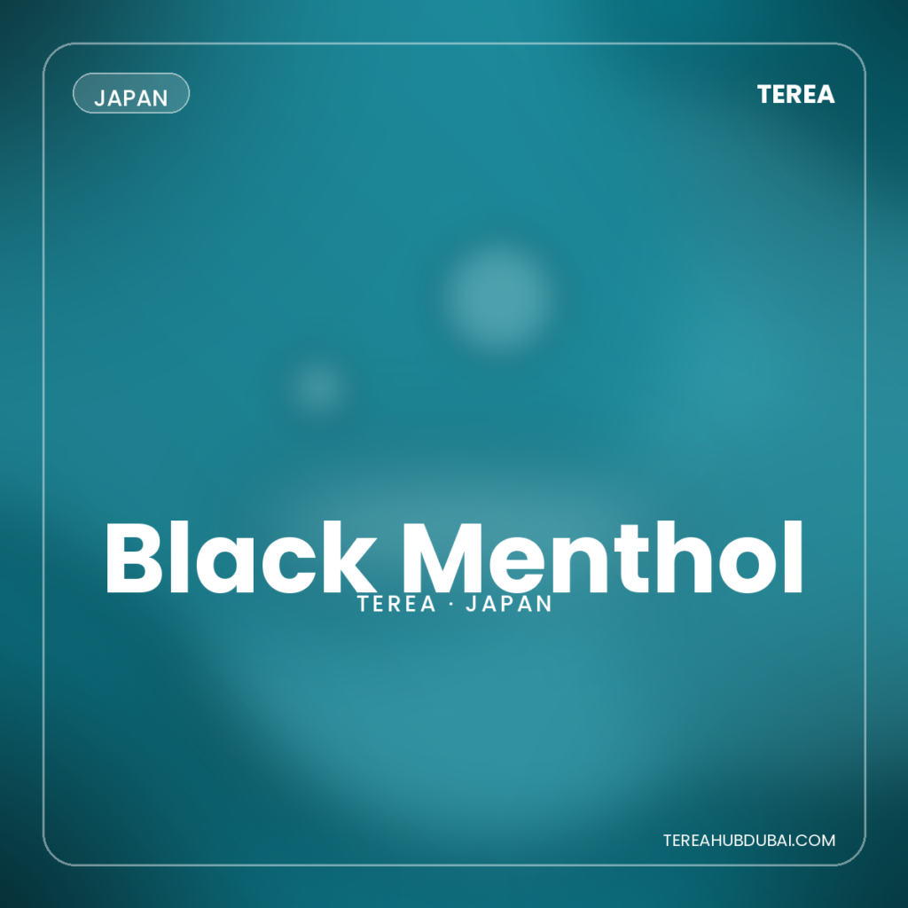 Terea Black Menthol Japan pack - Terea Hub Dubai