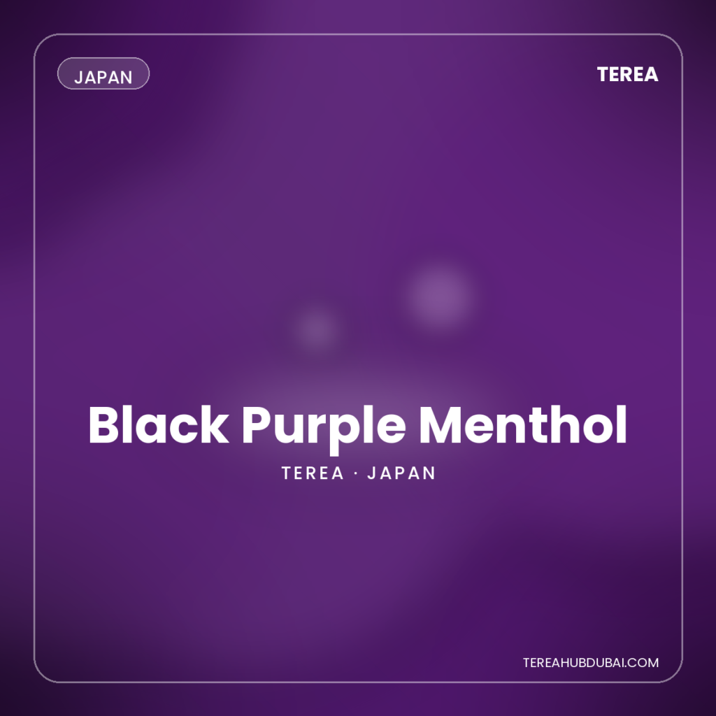 Terea Black Purple Menthol Japan pack - Terea Hub Dubai