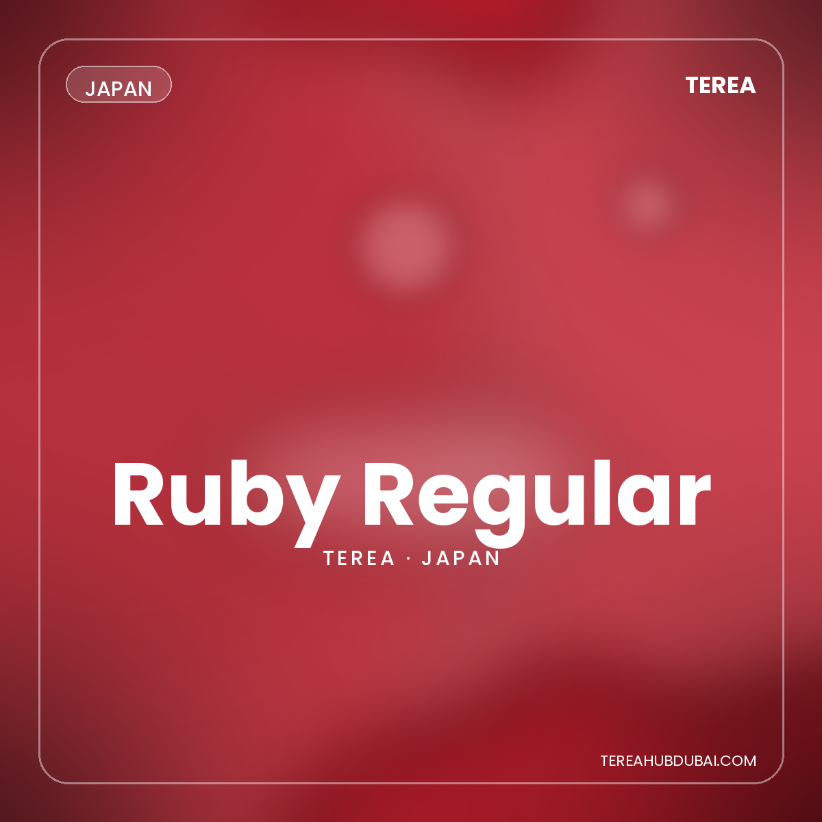 Terea Ruby Regular Japan pack - Terea Hub Dubai