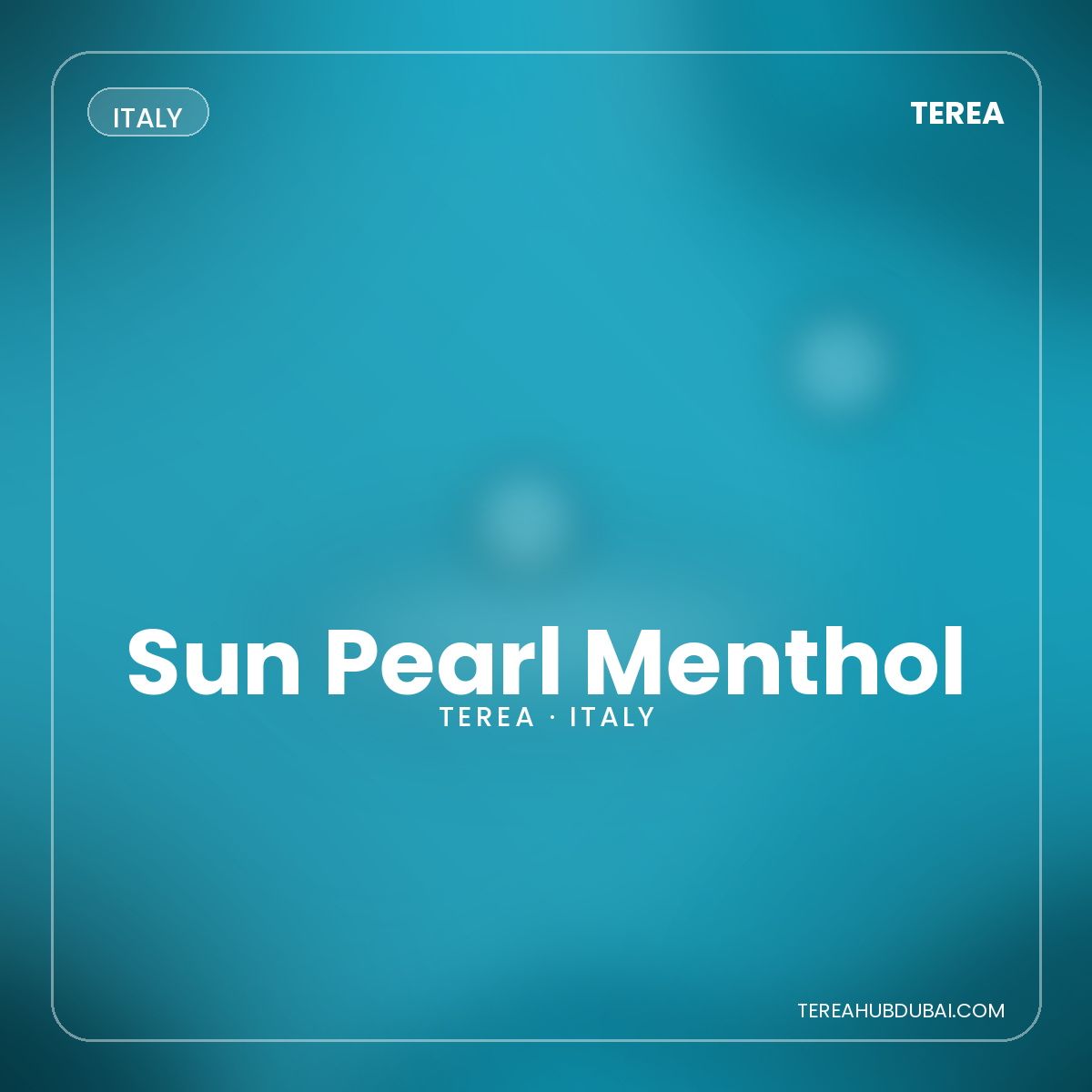 Terea Sun Pearl Menthol Italy pack - Terea Hub Dubai