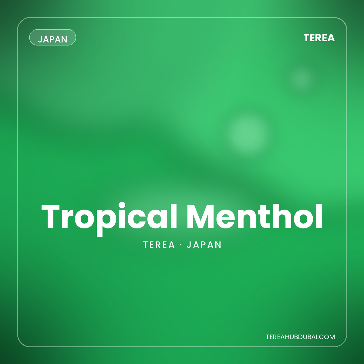 Terea Tropical Menthol Japan pack - Terea Hub Dubai