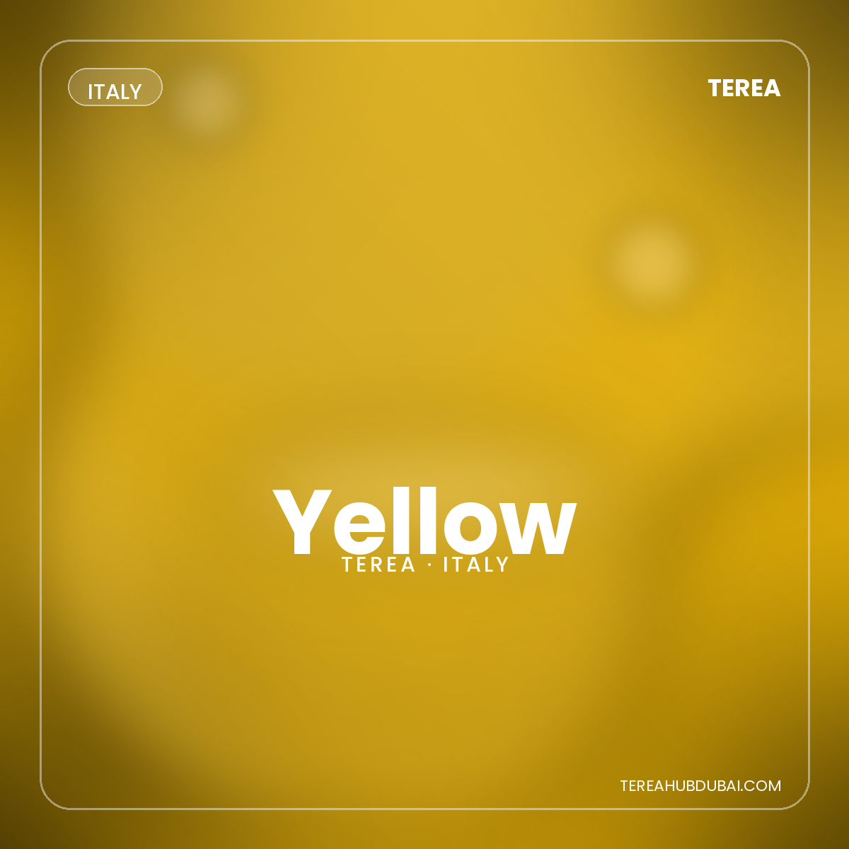 Terea Yellow Italy pack - Terea Hub Dubai